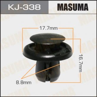 Кліпса автомобільна (автокріплення) 338-KJ MASUMA KJ338 (фото 1)