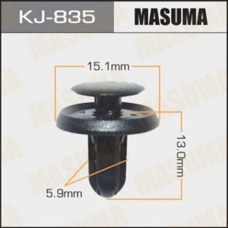 Кліпса автомобільна (автокріплення) 835-KJ MASUMA KJ-835