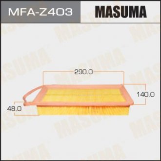 Воздушный фильтр A4502 MAZDA/ MAZDA2 (1/20) MASUMA MFAZ403 (фото 1)