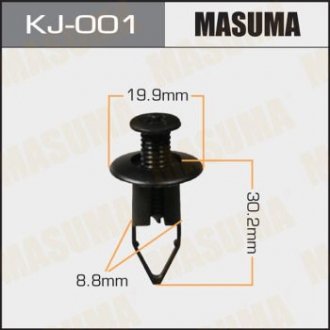 Клипса автомобильная (автокрепеж) 001-KJ MASUMA KJ001