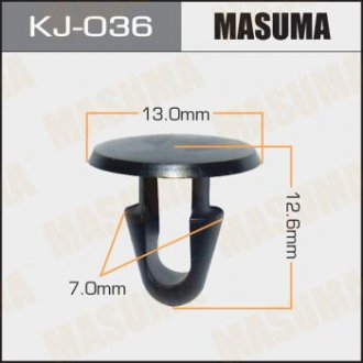 Кліпса автомобільна (автокріплення) 036-KJ MASUMA KJ036