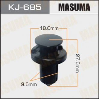 Кліпса автомобільна (автокріплення) 685-KJ MASUMA KJ685 (фото 1)