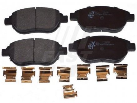 Колодки дискові гальмові передні комплект CITROEN BERLINGO 96-08, FIAT IDEA 03-12 FAST FT29156