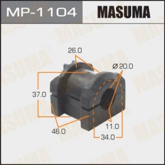 Втулка стабілізатора /front/ LANCER/ CY1A MASUMA MP1104
