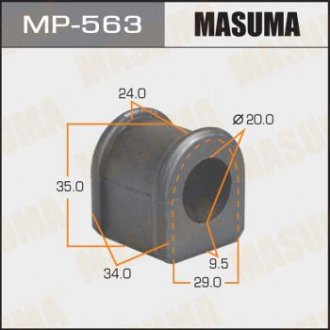 Втулка стабилизатора /front/ Familia BJ5P MASUMA MP563 (фото 1)