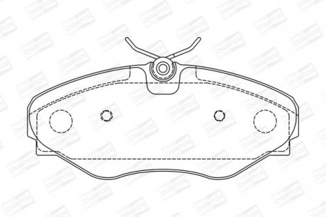 " Тормозные колодки до дисків" CHAMPION 573099CH
