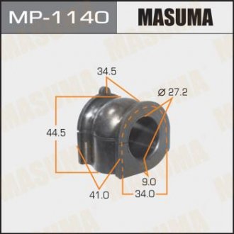 Втулка стабілізатора /front/ ACCORD/ CF9 MASUMA MP1140