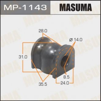Втулка стабілізатора /rear/ ACCORD/ CL7 MASUMA MP1143