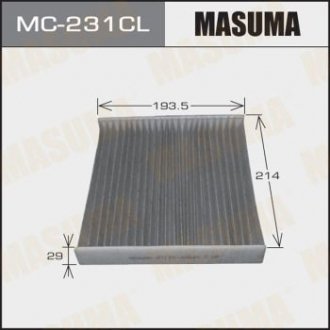 Салонный фильтр AC-108E угольный (1/40) MASUMA MC231CL