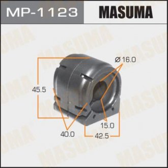 Втулка стабілізатора /rear/ CX-5 11- MASUMA MP1123