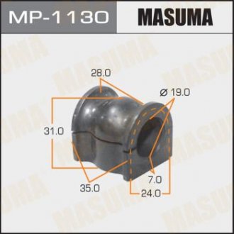 Втулка стабілізатора /rear/ CR-V 07- MASUMA MP1130 (фото 1)