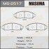 Колодки дисковые AN-726WK (1/12) MASUMA MS2517 (фото 1)