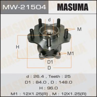 Ступовий вузол rear X-TRAIL/ T31 MASUMA MW21504