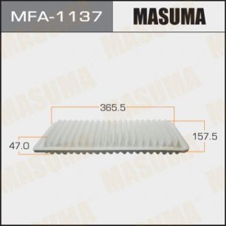 Воздушный фильтр A-1014 (1/20) MASUMA MFA1137 (фото 1)