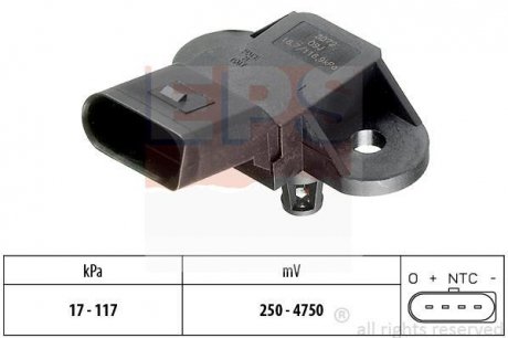 Датчик вакууму VAG 1.0-2.0 FSI 11.95- EPS 1.993.072 (фото 1)