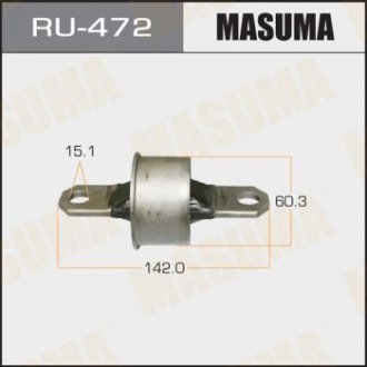 Сайлентблок MAZDA3 rear MASUMA RU472