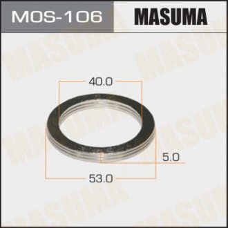 Кольцо глушителя 40 х 53 MASUMA MOS106 (фото 1)
