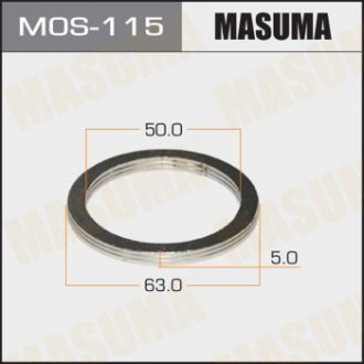 Кольцо глушителя 50 х 63 MASUMA MOS115