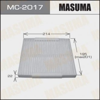 Салонний фільтр (1/40) MASUMA MC2017
