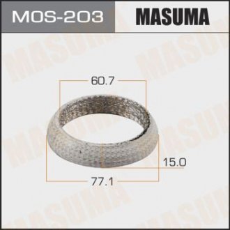 Кольцо глушителя 60.7 x 77.1 MASUMA MOS203 (фото 1)
