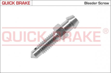 Штуцер прокачки гальм (L=29 QUICK BRAKE 0033