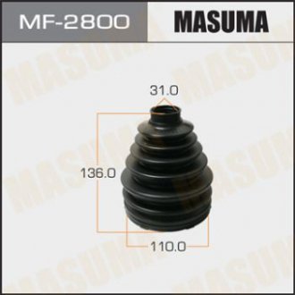 Пыльник ШРУСа Пластик MF-2800 LAND CRUISER/ HDJ101, UZJ100 front out MASUMA MF2800 (фото 1)