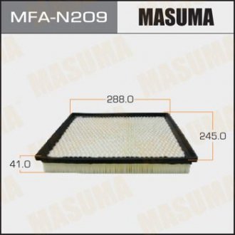 Воздушный фильтр A2508 NISSAN/ PATHFINDER 05- (1/20) MASUMA MFAN209