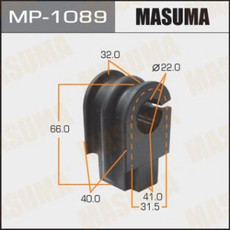 Втулка стабілізатора /front/ TIIDA 07- MASUMA MP1089