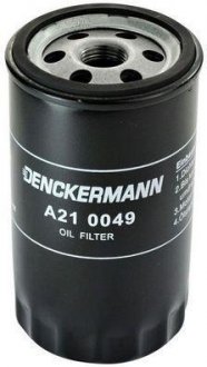 Фильтр масляный Audi 80 1.9TDi (МОТ). 90HP) 8/91- Denckermann A210049 (фото 1)