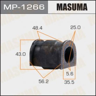 Втулка стабілізатора MASUMA MP1266 (фото 1)