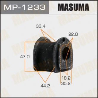 Втулка стабілізатора /rear/ RX450H, RX350/ GYL15L, GGL15L [уп.2] MASUMA MP1233