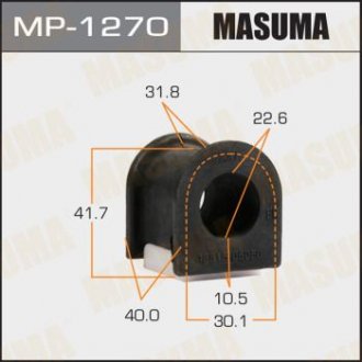 Втулка стабилизатора /front/ AVENSIS / AT220, CDT220 [уп.2] MASUMA MP1270 (фото 1)