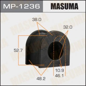 Втулка стабилизатора /front/ HILUX / GUN125L, GUN135L [уп.2] MASUMA MP1236