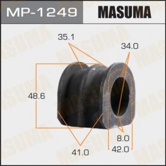 Втулка стабилизатора /front/ FX35, QX50 / S51, J50 [уп.2] MASUMA MP1249 (фото 1)