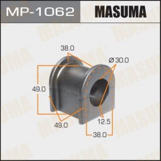 Втулка стабілізатора [уп.2] /front/ HILUX/ KUN25L/26L/35L MASUMA MP1062 (фото 1)