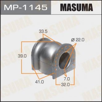 Втулка стабилизатора [уп.2] /front/ HONDA/ JAZZ 2004- MASUMA MP1145