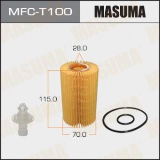 Масляний фільтр O-121 LHD TOYOTA/ LAND CRUISER/ VDJ200 MASUMA MFCT100 (фото 1)