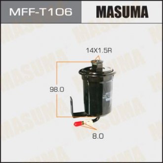 Паливний фільтр FS-1144, JN-9120 високого тиску MASUMA MFFT106 (фото 1)