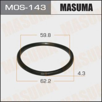 Кольцо глушителя металлическое 60 x 69.5 x 4.3 MASUMA MOS143 (фото 1)