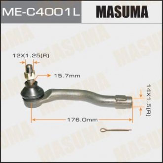 Наконечник рулевой тяги MAZDA2 07-11 LH MASUMA MEC4001L (фото 1)