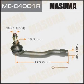 Наконечник рулевой тяги MAZDA2 07-11 RH MASUMA MEC4001R