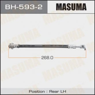 Шланг гальмівний N- /rear/ X-TRAIL T31 LH MASUMA BH5932