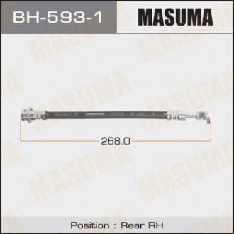Шланг тормозной N- /rear/ X-TRAIL T31 RH MASUMA BH5931 (фото 1)