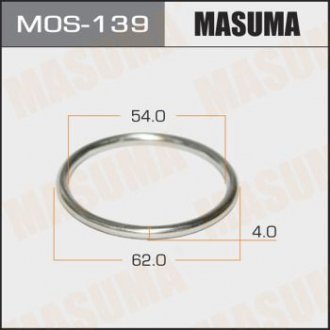 Кільце глушника металеве 54.5 x 62.8 MASUMA MOS139
