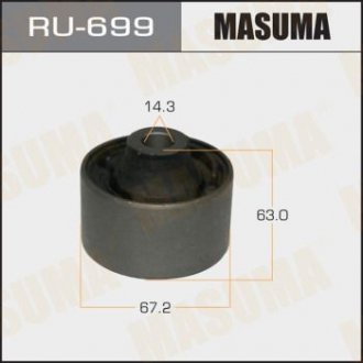 Сайлентблок CIVIC/ FB8 Rus front low MASUMA RU699 (фото 1)