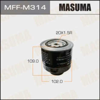 Топливный фильтр L200/ KA4T, KB4T 05- MASUMA MFFM314