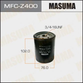 Масляний фільтр LHD MAZDA/ CX-9 07-10 MASUMA MFCZ400 (фото 1)