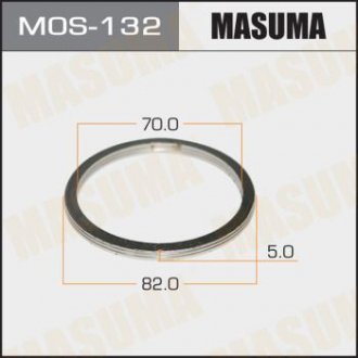 Кільце глушника 70 х 82 (уп.20 шт) MASUMA MOS132