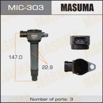 Котушка запалювання, MMC/ ASX, PAJERO MASUMA MIC303 (фото 1)