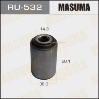Сайлентблок ALMERA / N15 front low MASUMA RU532